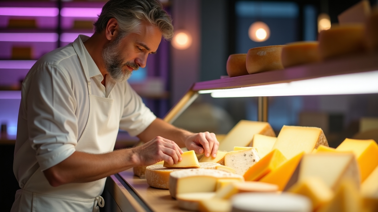 Création d'assortiment de fromages