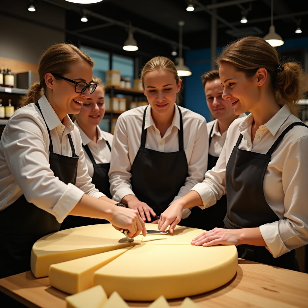 Formation du personnel en fromagerie
